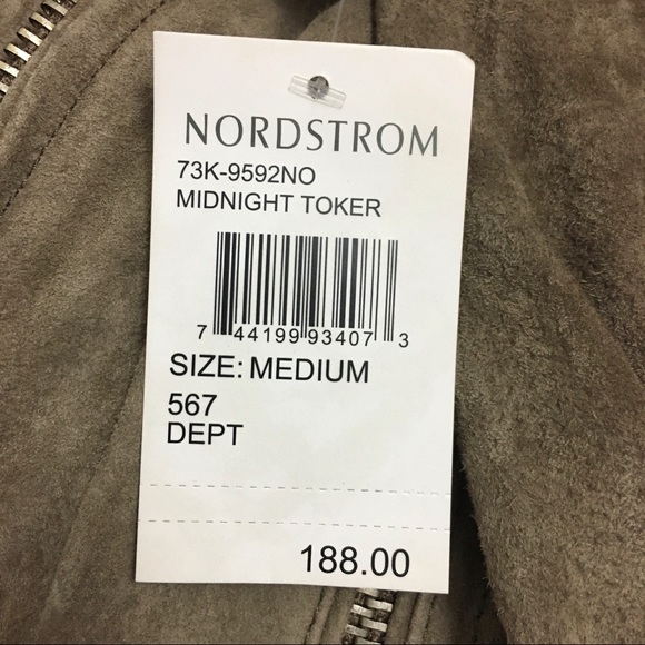 Blank NYC Midnight Toker Suede Leather Jacket - Picture 9 of 13